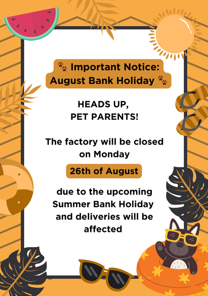 Summer Bank Holiday Closure and Delivery Information